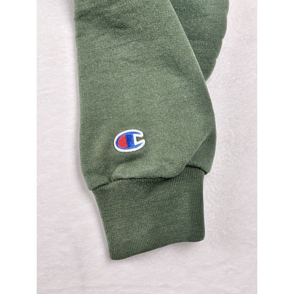 Champion Baylor University Hoodie Green Yellow Size Small - Picture 3 of 5